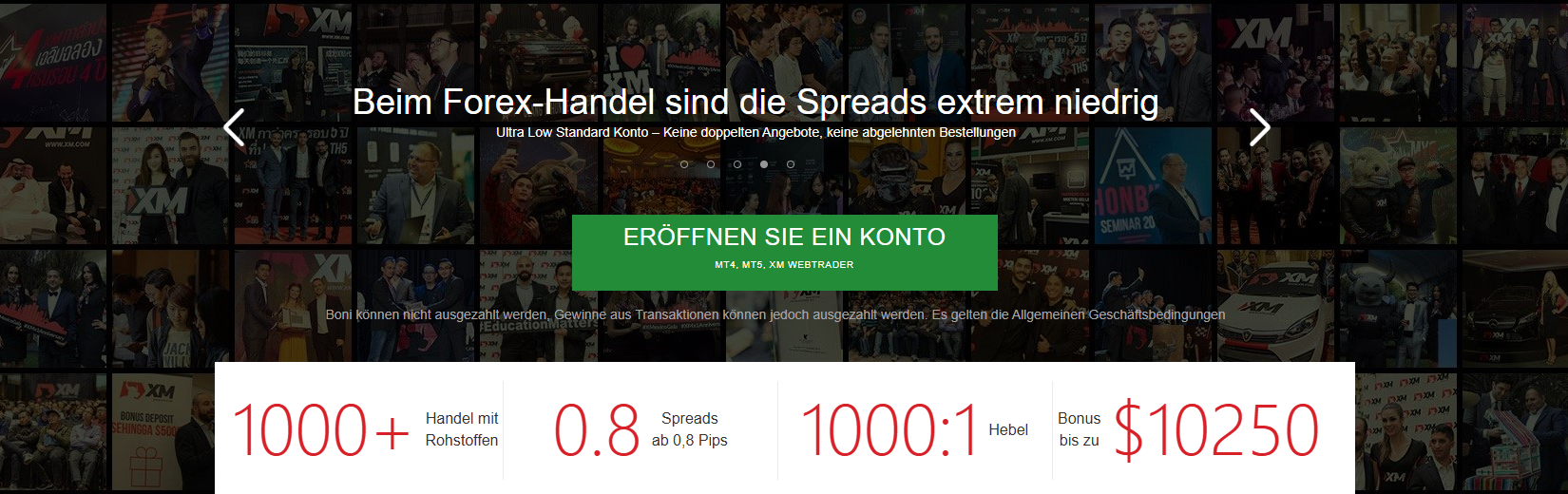 Registrierung eines XM-Forex-Kontos